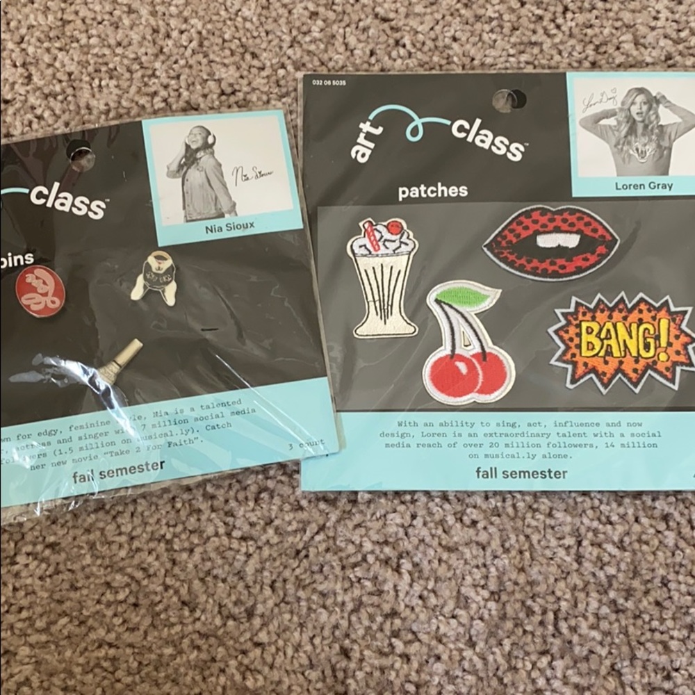 Art class Pins and patches